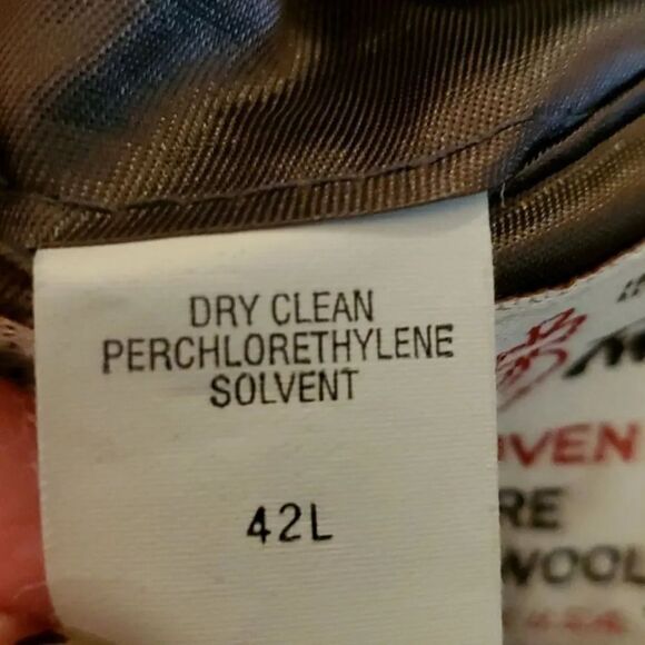 HARRIS TWEED VINTAGE BLAZER BROWN Size 42L Acadamia - Picture 8 of 8